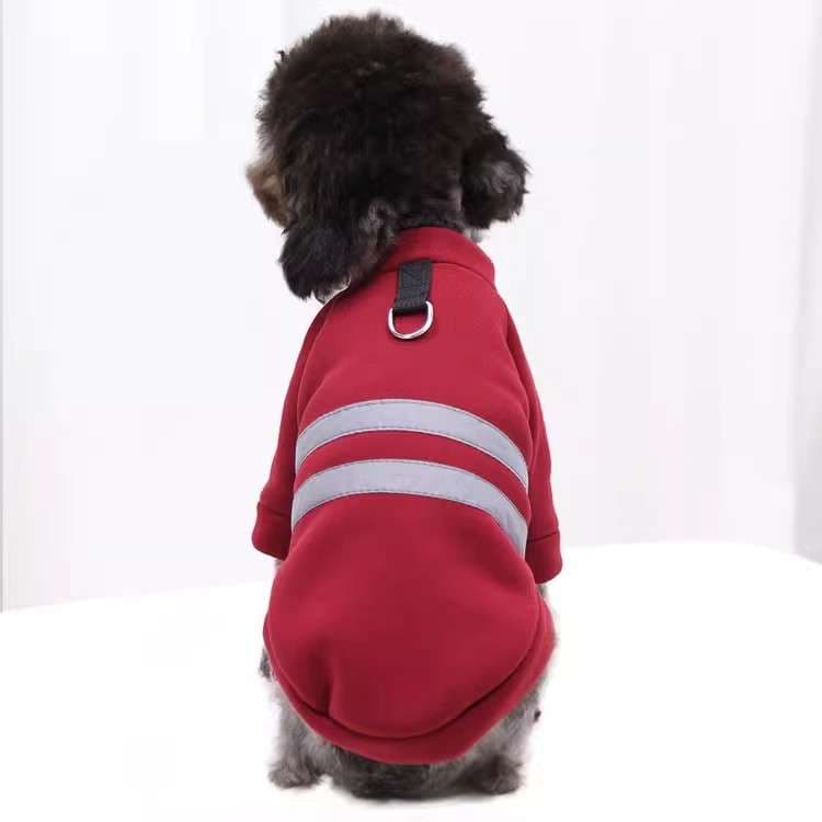 犬服 反射板付き小型犬用安全ベスト