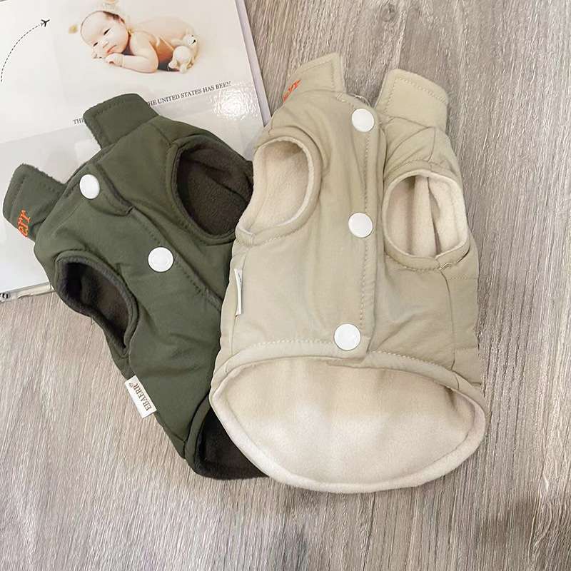 犬服 ふわもこあったか犬用ベスト