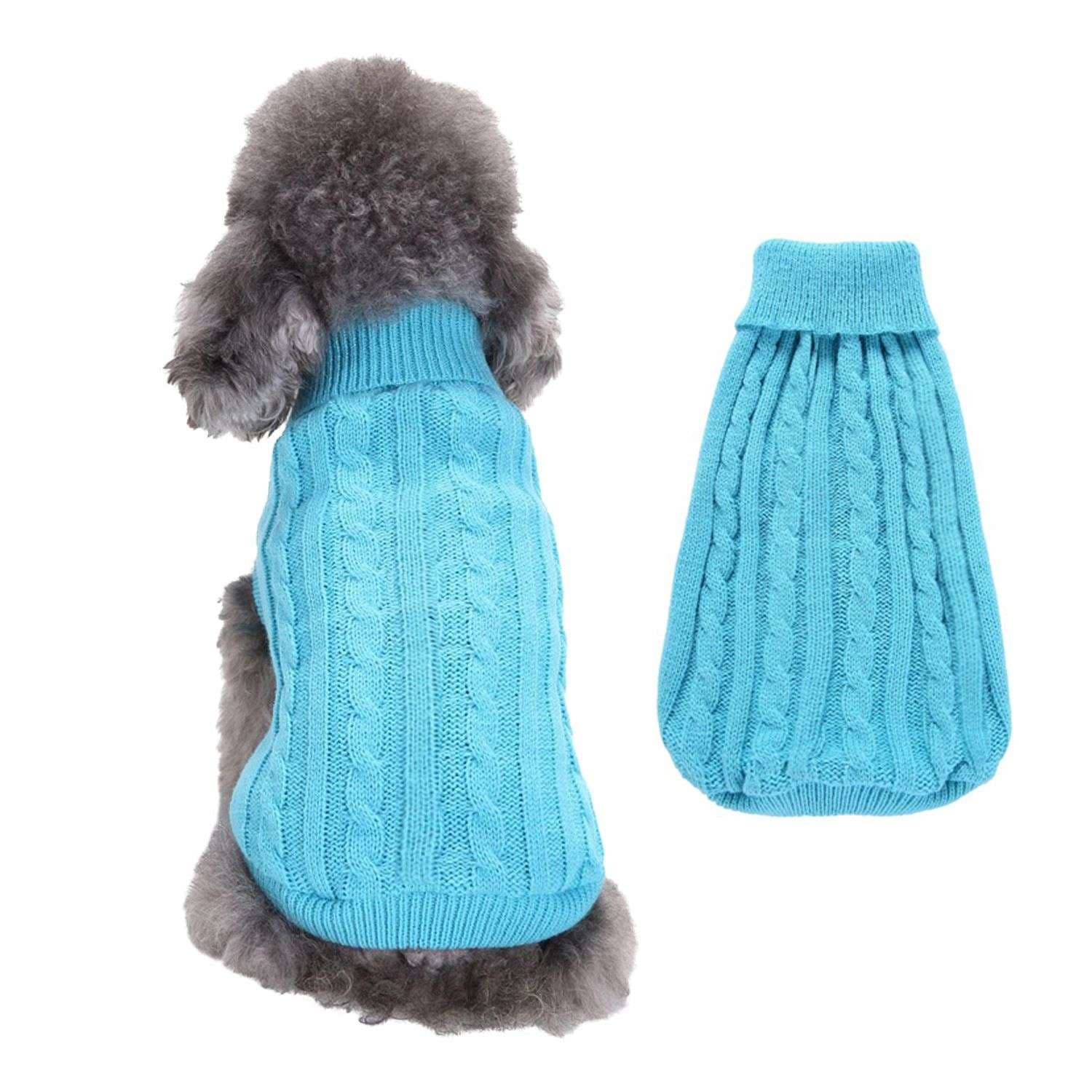 犬服 ふわふわ大型犬用ニットセーター