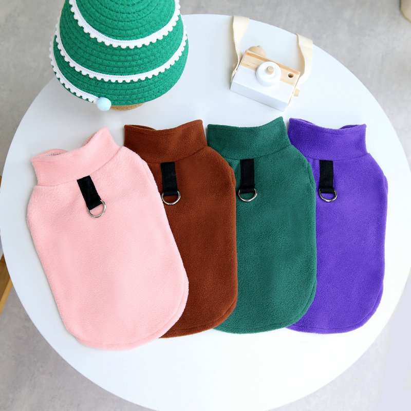 犬服 ふわもこペット用ベスト