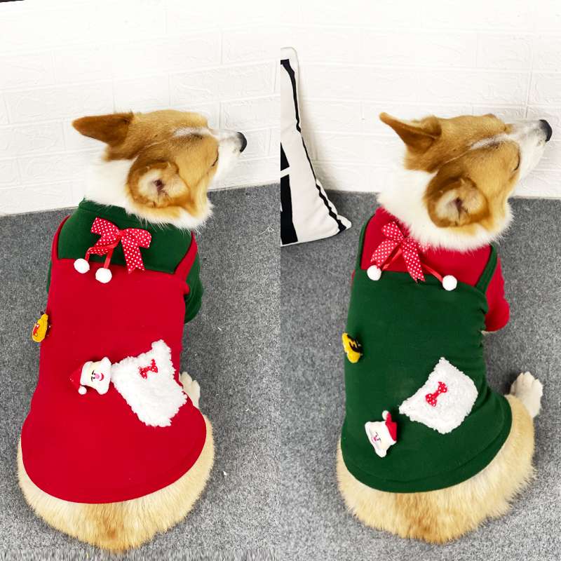 コーギー用クリスマス犬服