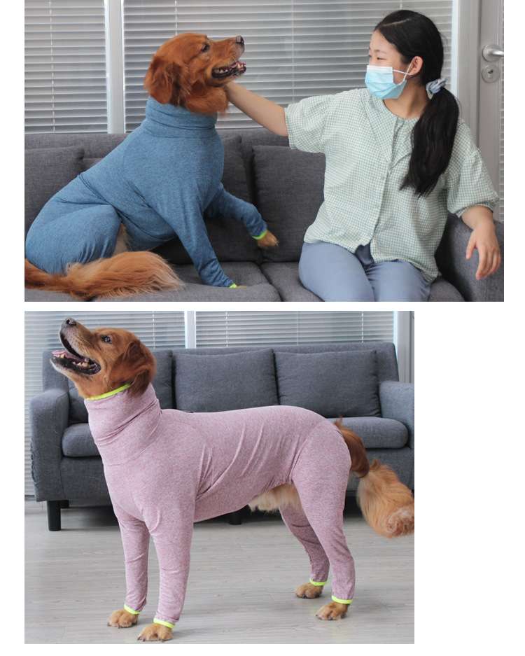 犬服 ふわもこ全身タイプ犬用つなぎパジャマ