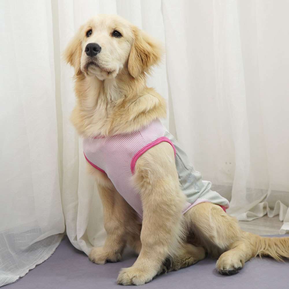 犬服 メッシュ生地の涼しい夏用犬用ベスト