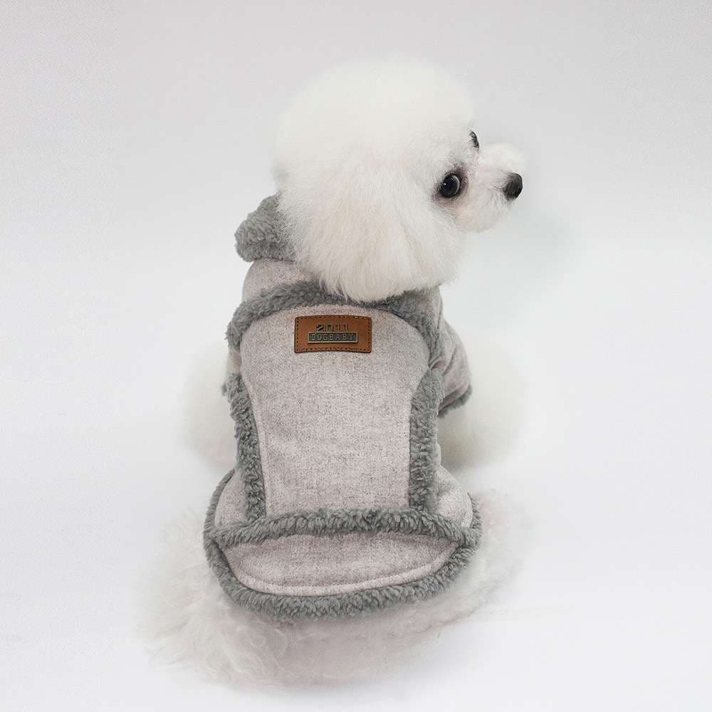 犬服 もこもこあったか小型犬〜中型犬用ジャケット