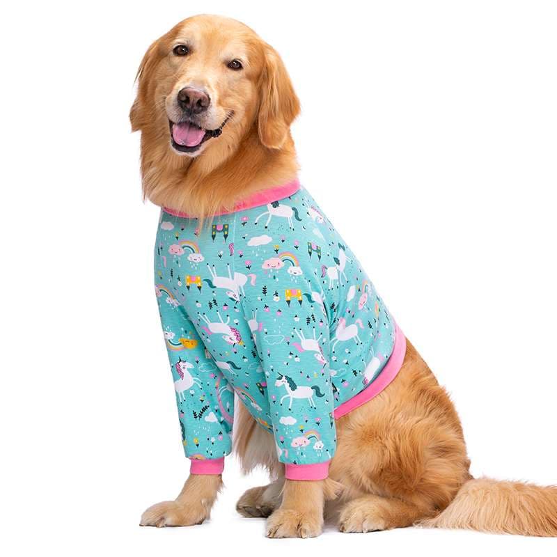 犬服 大型犬用フェアリー柄Tシャツ