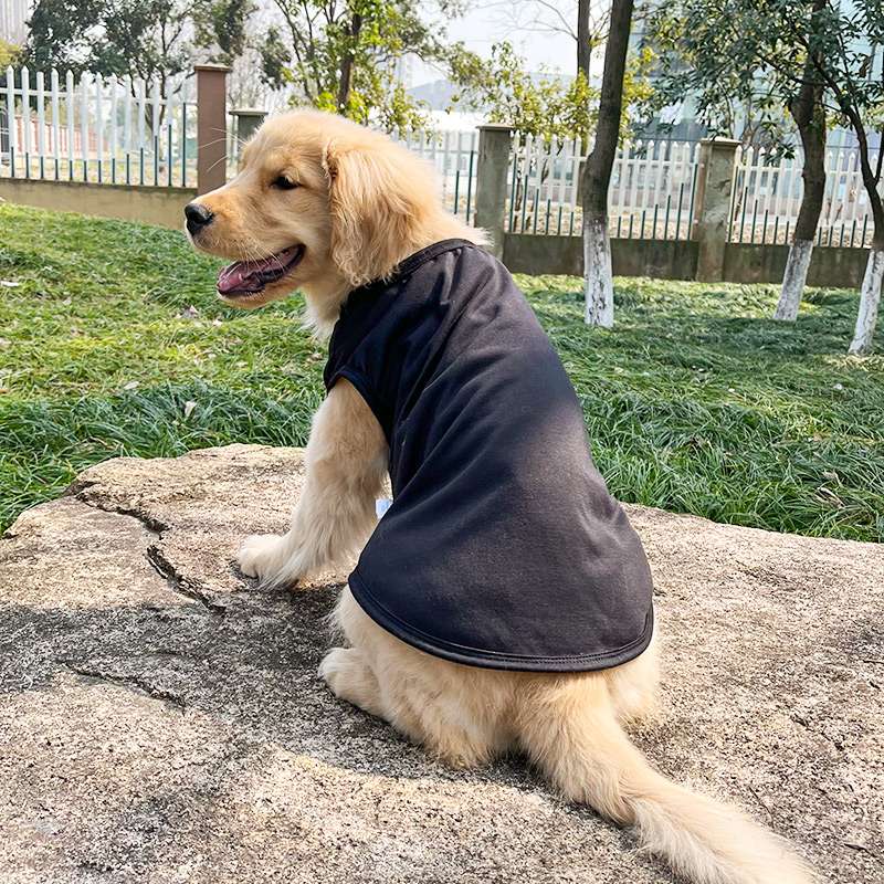 犬服 大型犬用シンプル半袖ベスト