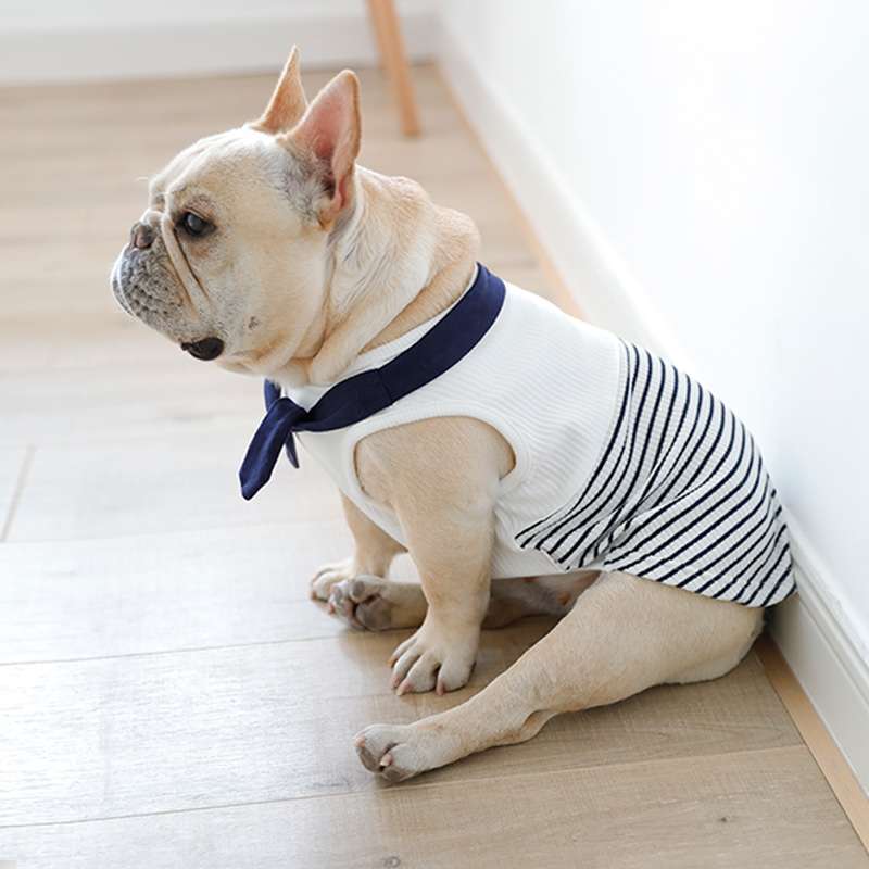 犬服 マリン風おしゃれベスト