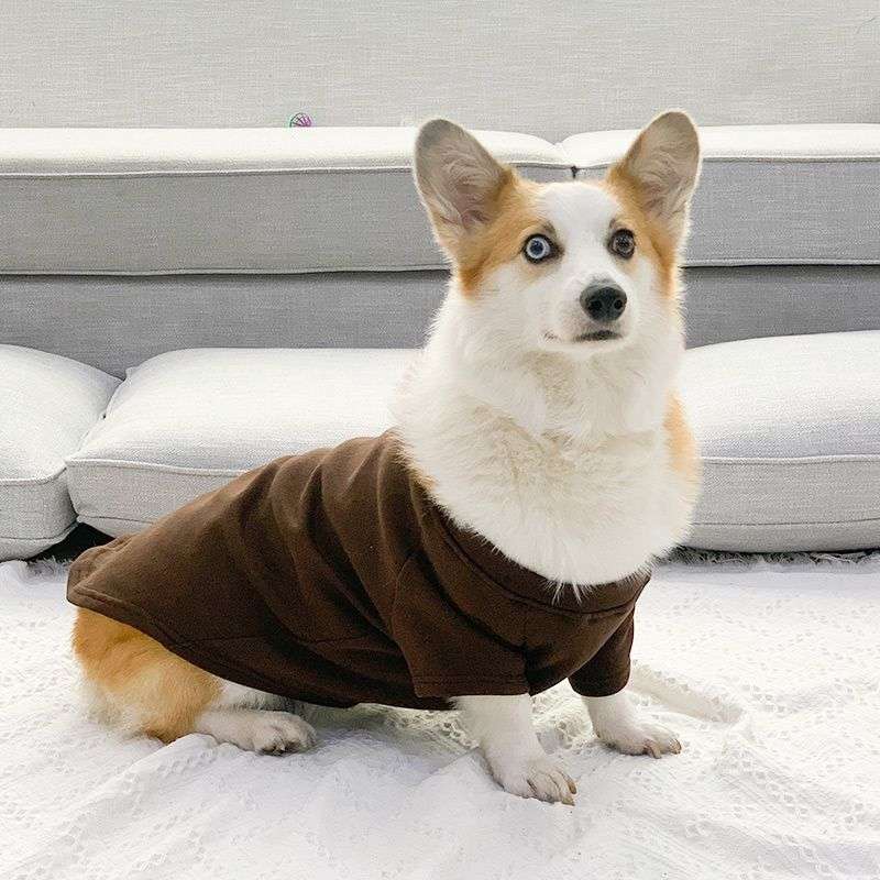 犬服 もこもこ素材の小型〜中型犬用ルームウェア