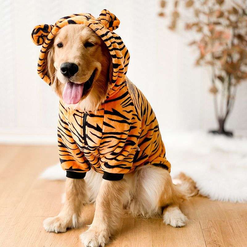 犬服 モフモフ変身パーカー