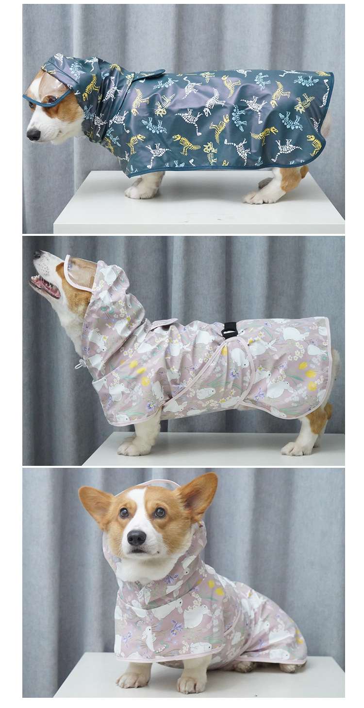 犬服 大型犬 中型犬 小型犬 カッパ レインウェア