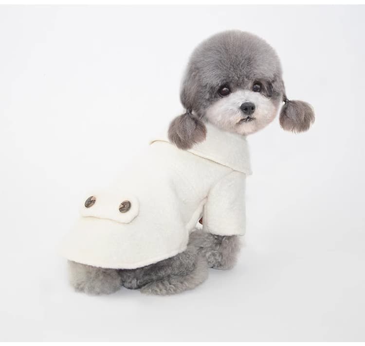 犬服 ふわもこダッフルコート