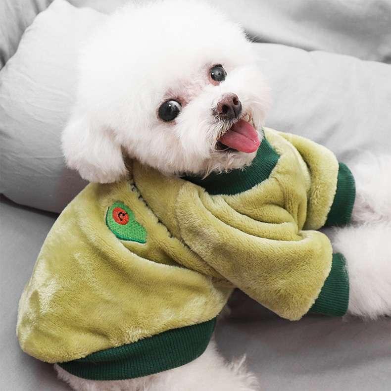 犬服 もこもこ素材のワンちゃん用トレーナー