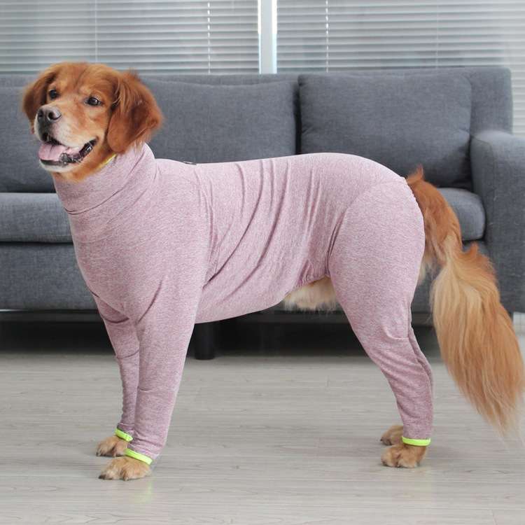 犬服 ふわもこ全身タイプ犬用つなぎパジャマ
