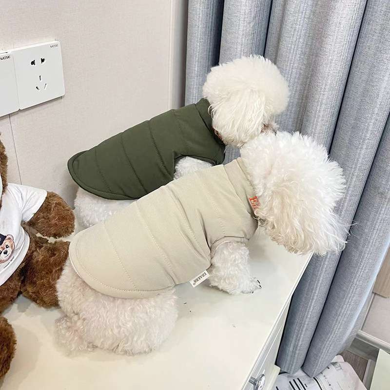 犬服 ふわもこあったか犬用ベスト