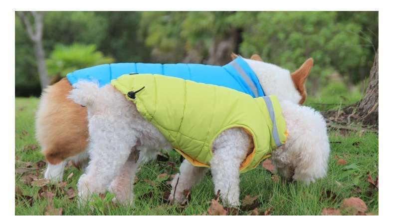 犬服 小型犬〜中型犬用ダウンベストジャケット