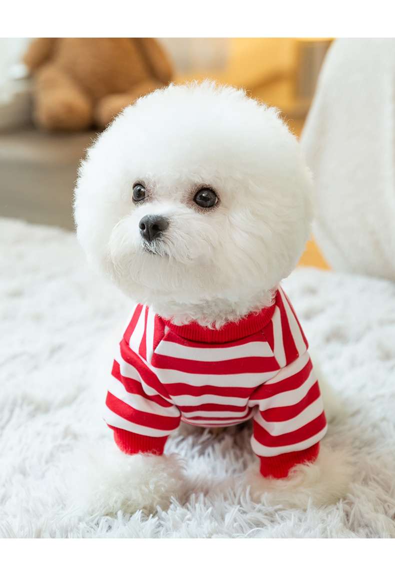 犬服 ボーダー柄おしゃれペット服