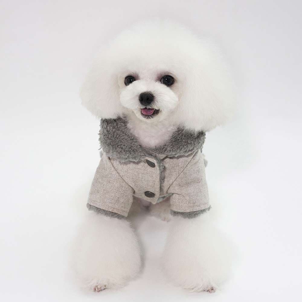 犬服 もこもこあったか小型犬〜中型犬用ジャケット