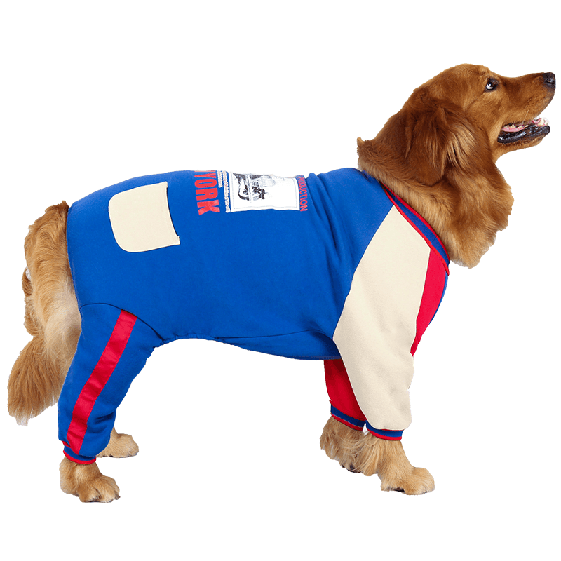 犬服 ニューヨーク風大型犬用オーバーオール