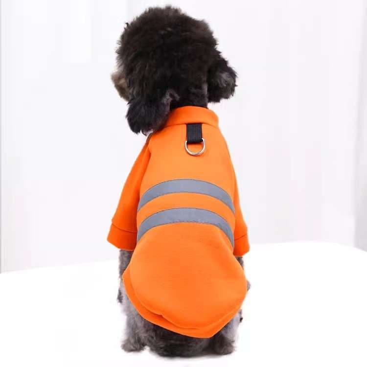 犬服 反射板付き小型犬用安全ベスト