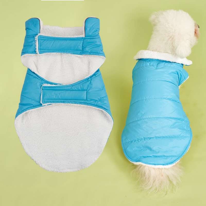 犬服 ふわふわ防寒ベスト
