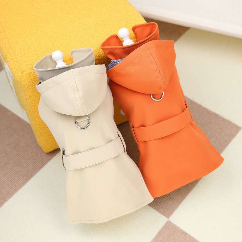 犬服 ペット用おでかけ便利レインコート