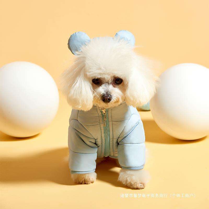 犬服 もこもこ防寒ジャンパー 愛犬用