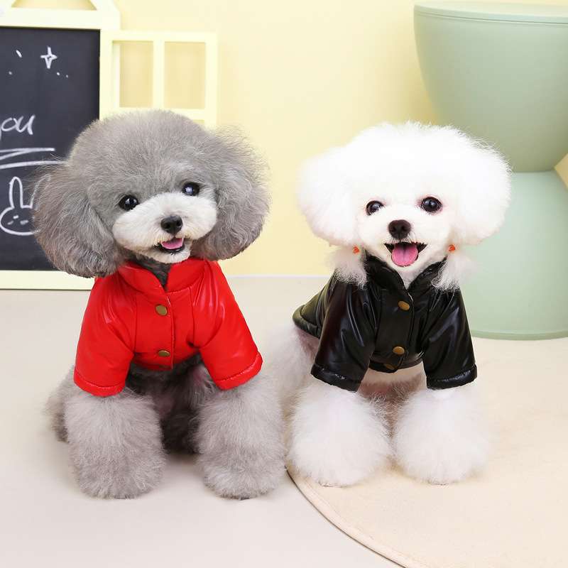 犬服 もこもこ防寒ジャケット