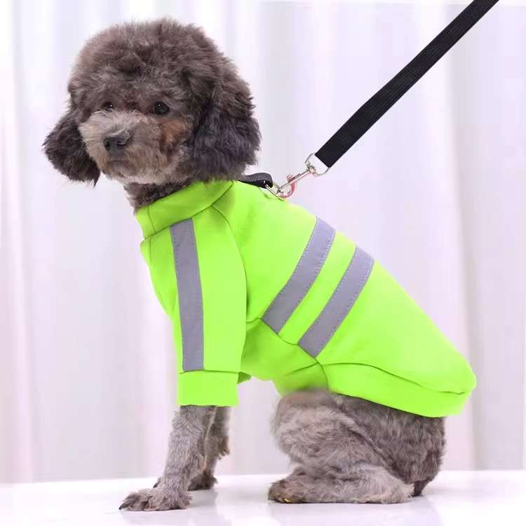 犬服 反射板付き小型犬用安全ベスト