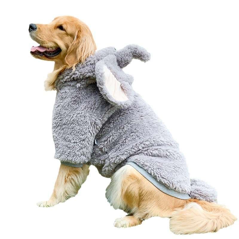 犬服 もこもこわんちゃんの変身パーカー