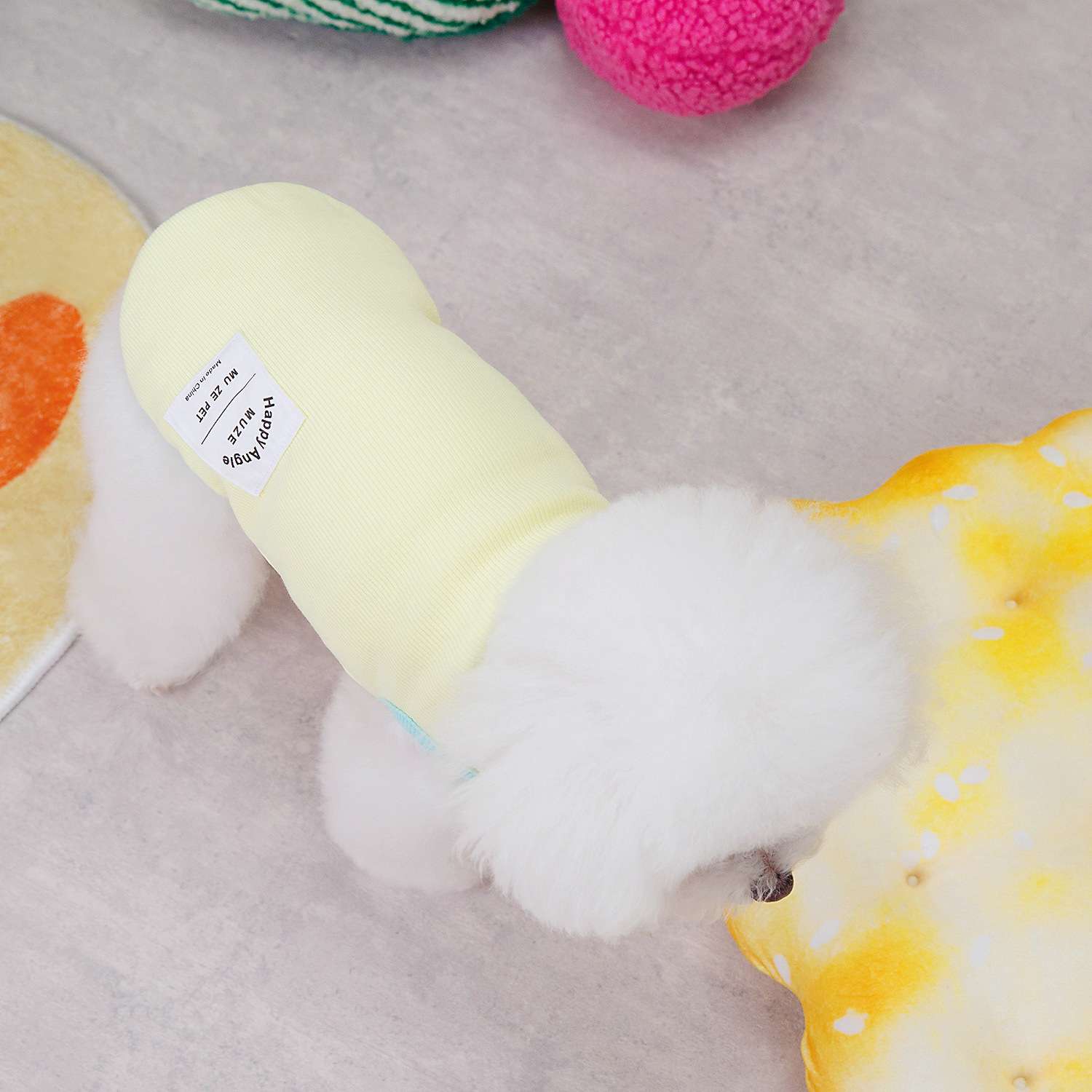 犬服 虹柄ワンちゃん用タンクトップ