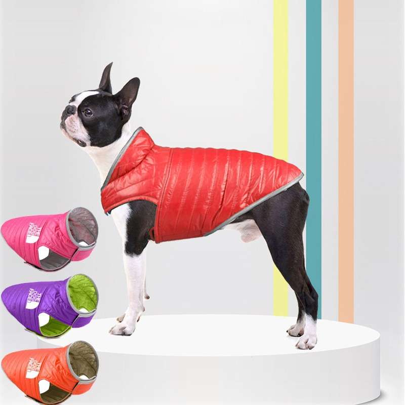 犬服 軽量防寒ダウンベスト for ドッグ
