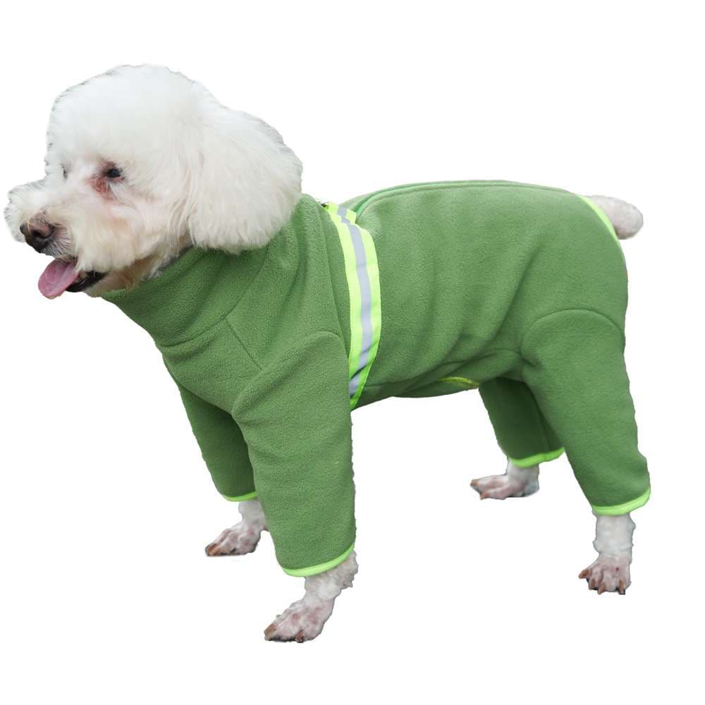 犬服 小型犬用フルカバーフリースジャンパー