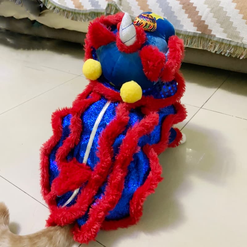 犬服 獅子舞変身コスチューム犬服アウター