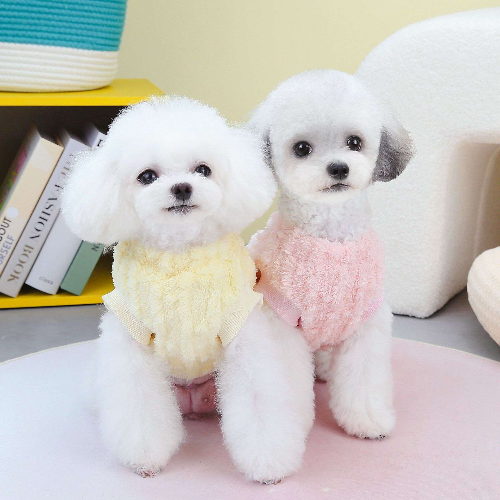 犬服 もこもこあったかベスト
