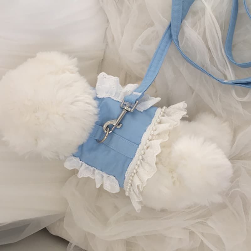犬服 姫フリルレースワンピース