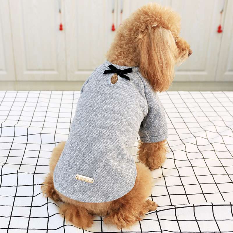 犬服 ワンちゃん用リボン付きトップス