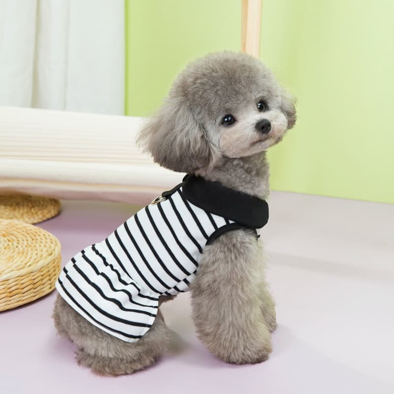 夏新作 ボーダー柄 犬服 可愛いワンちゃん用おしゃれ服