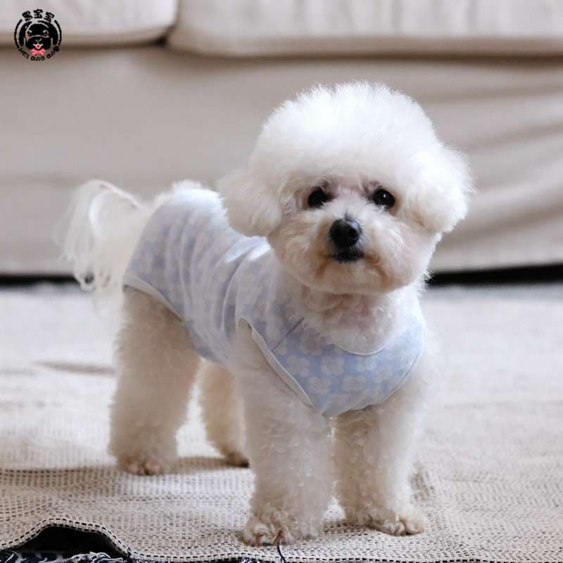 犬服 ワンちゃん用花柄ベスト