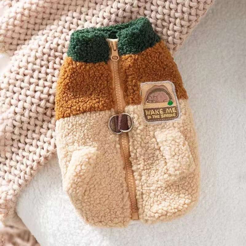 犬服 冬用ボアジャケット 小型犬用