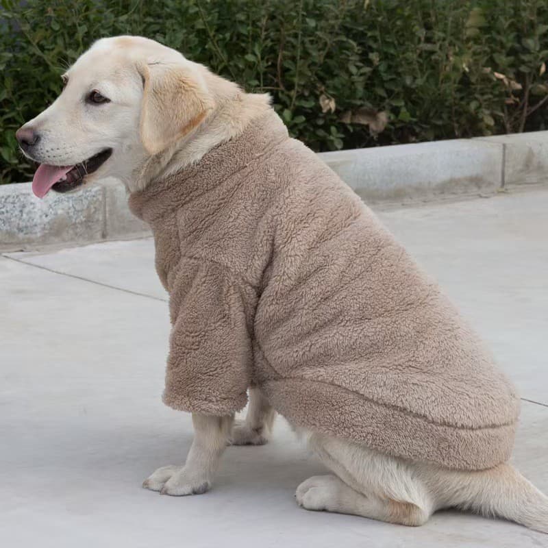 犬服 もこもこ包みこむ温もりニット