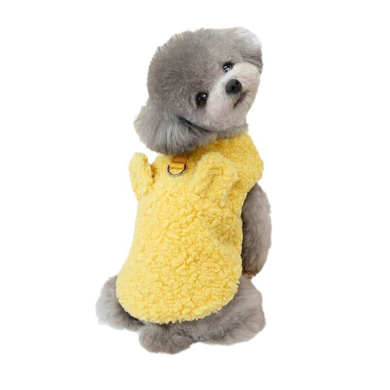 犬服 もこもこ犬用ベスト