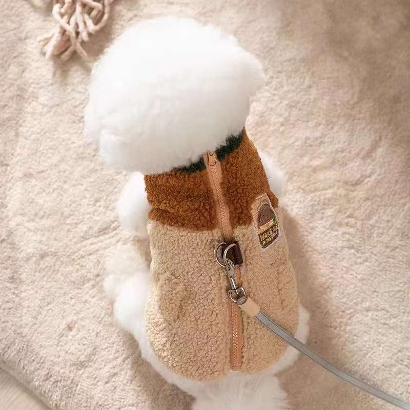 犬服 冬用ボアジャケット 小型犬用