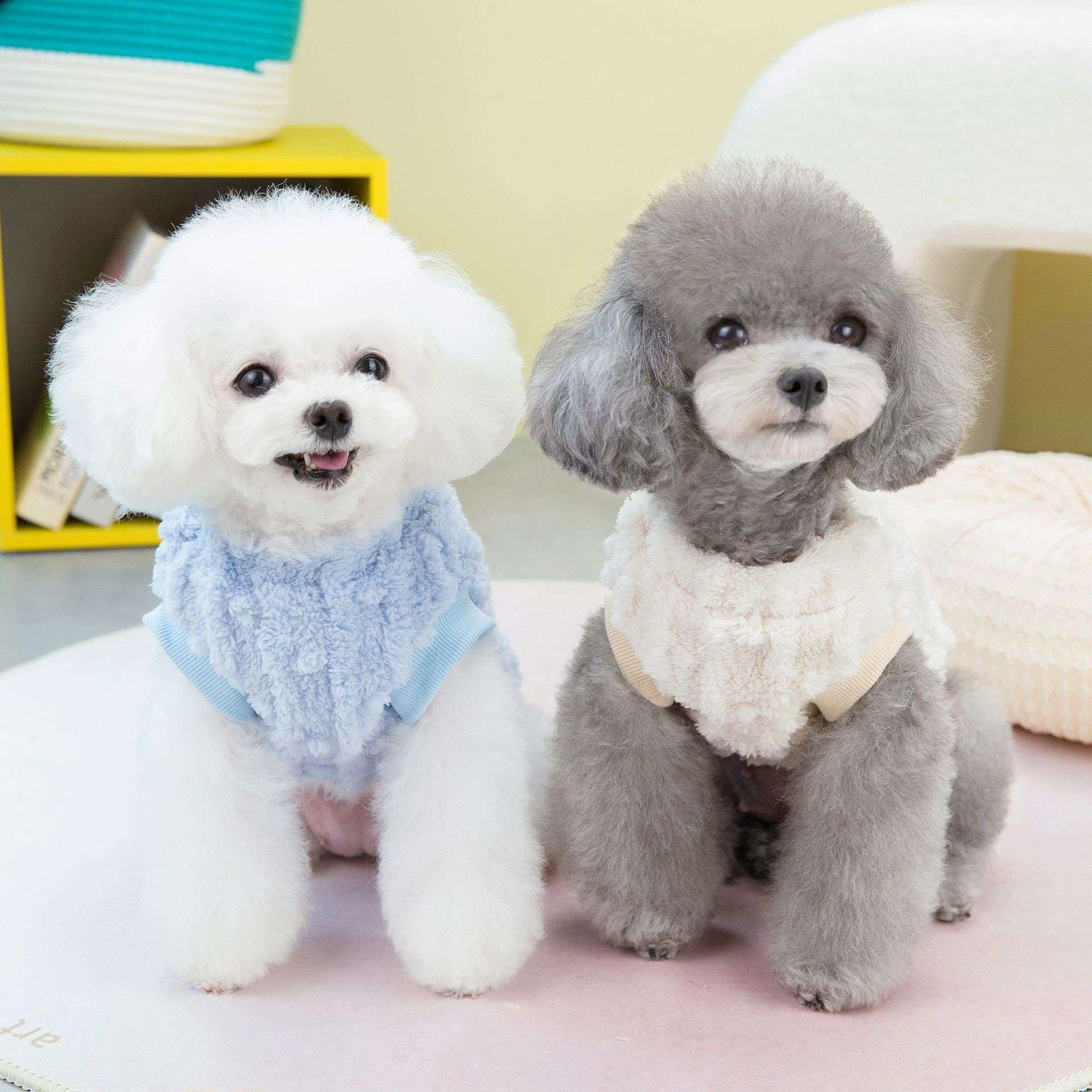 犬服 もこもこあったかベスト