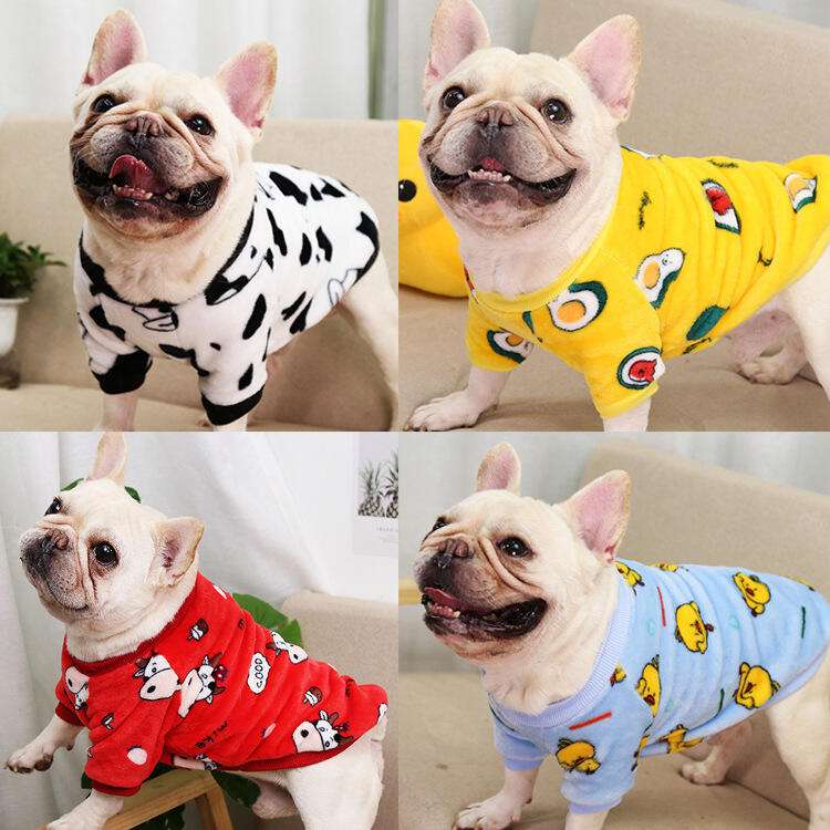 犬服 モコモコ柄ワンピース 小型犬用