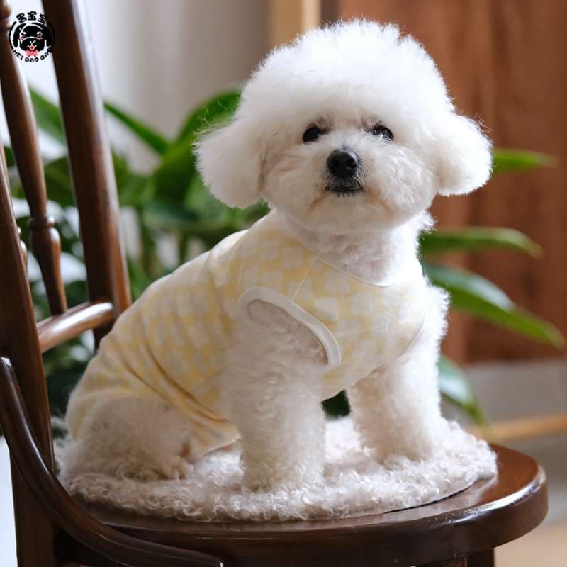 犬服 ワンちゃん用花柄ベスト