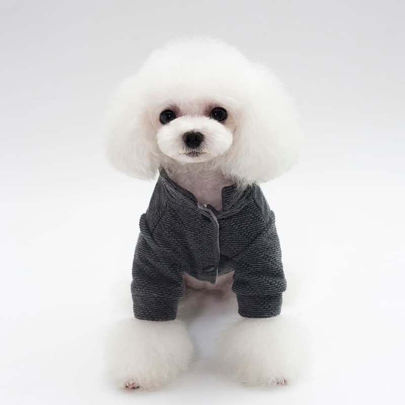 犬服 デニムスタイル つなぎトレーナー