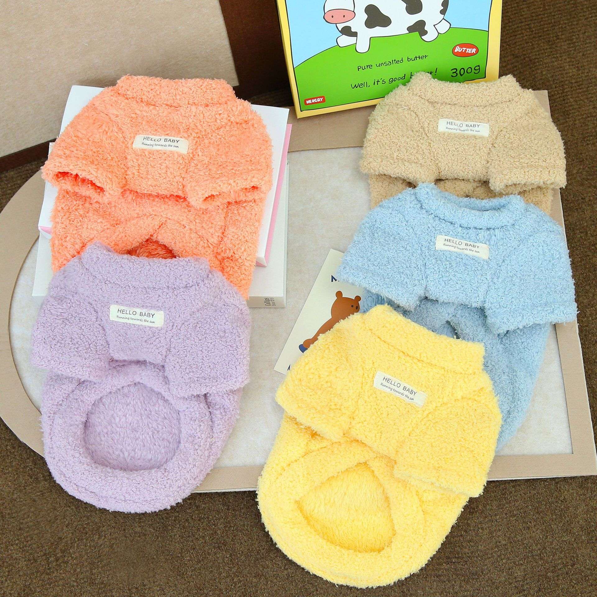 犬服 もこもこワンちゃん用あったかベスト