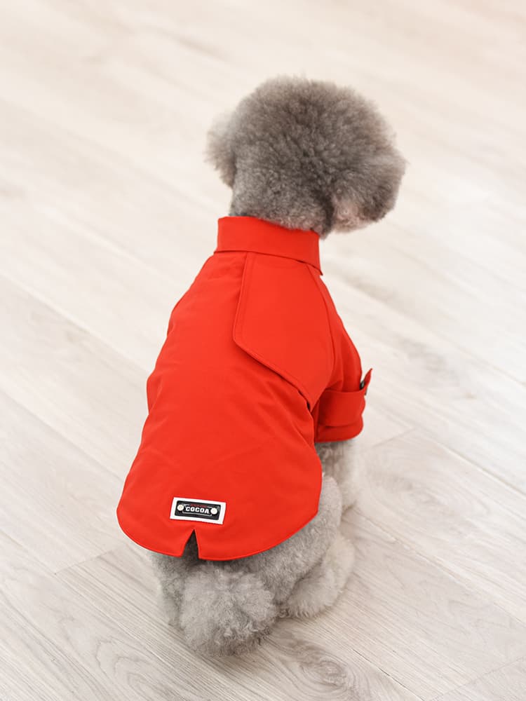 犬服 上品トレンチコート