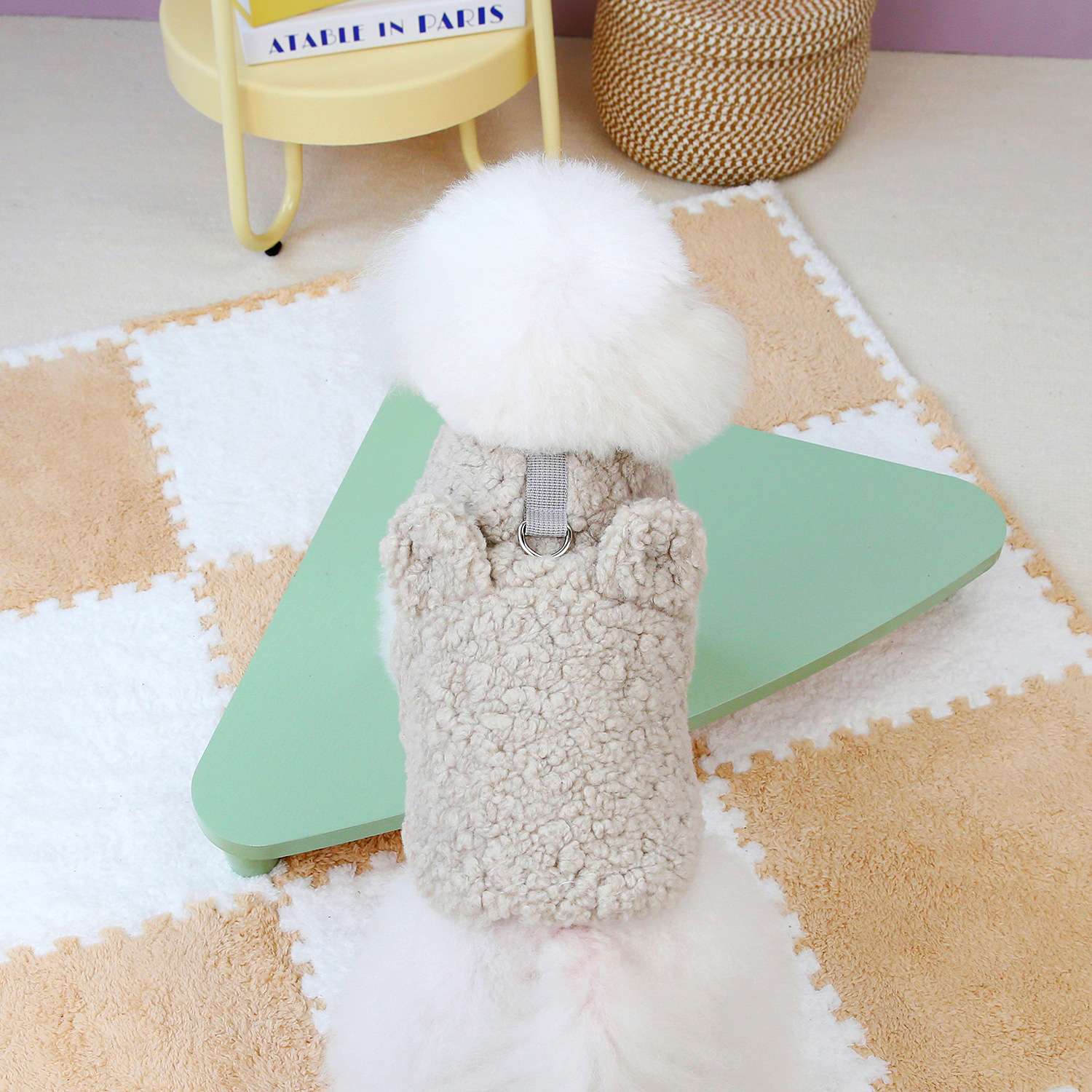 犬服 もこもこ犬用ベスト