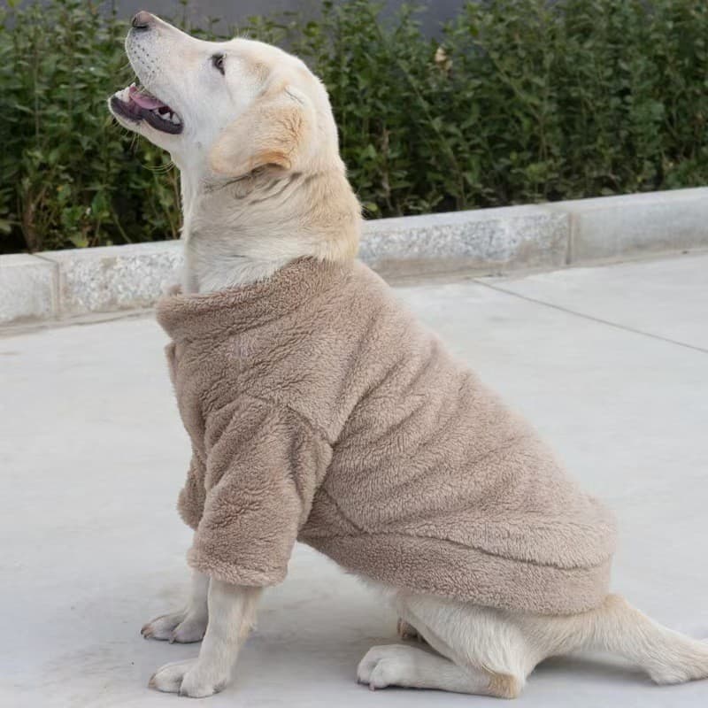 犬服 もこもこ包みこむ温もりニット